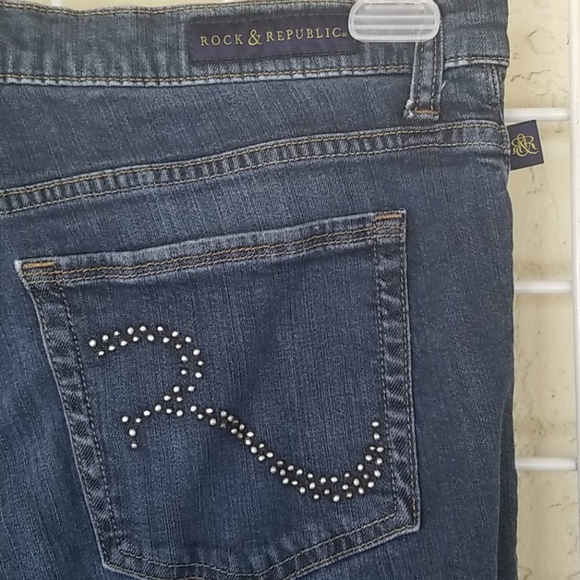 Rock & Republic Berlin Skinny Jeans Size 16 - Picture 3 of 6